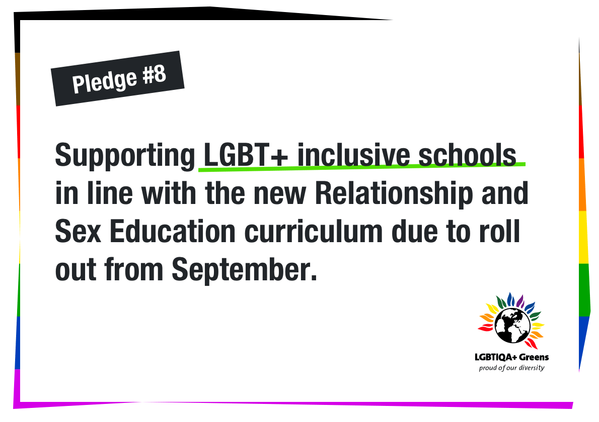 Supporting LGBT+ inclusive schools in line with the new Relationship and Sex Education curriculum due to roll out from September