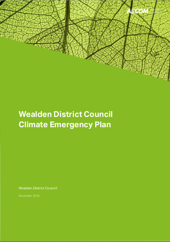 Wealden DC Climate Plan report cover