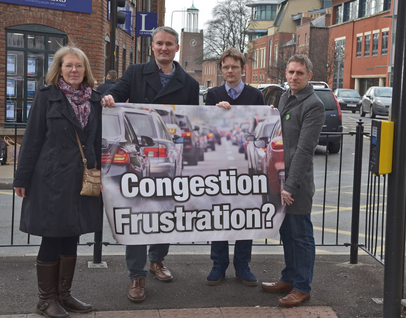 Green Party vision to tackle congestion in Worcester